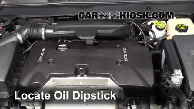 2013 Chevrolet Malibu LTZ 2.5L 4 Cyl. Huile Vérifier le niveau de l'huile